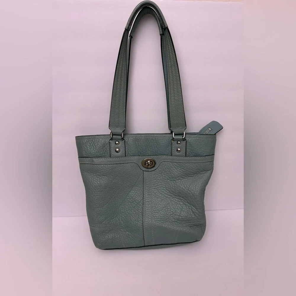 Coach Pebble Leather Tote Bag